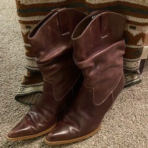 Rampage leather slouch boots